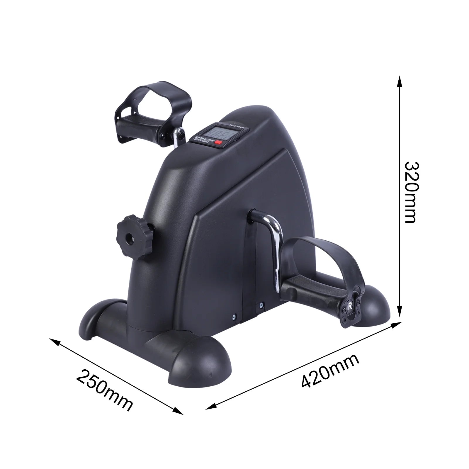 Desk Bike Pedal Exerciser, Mini Exercise Bike
