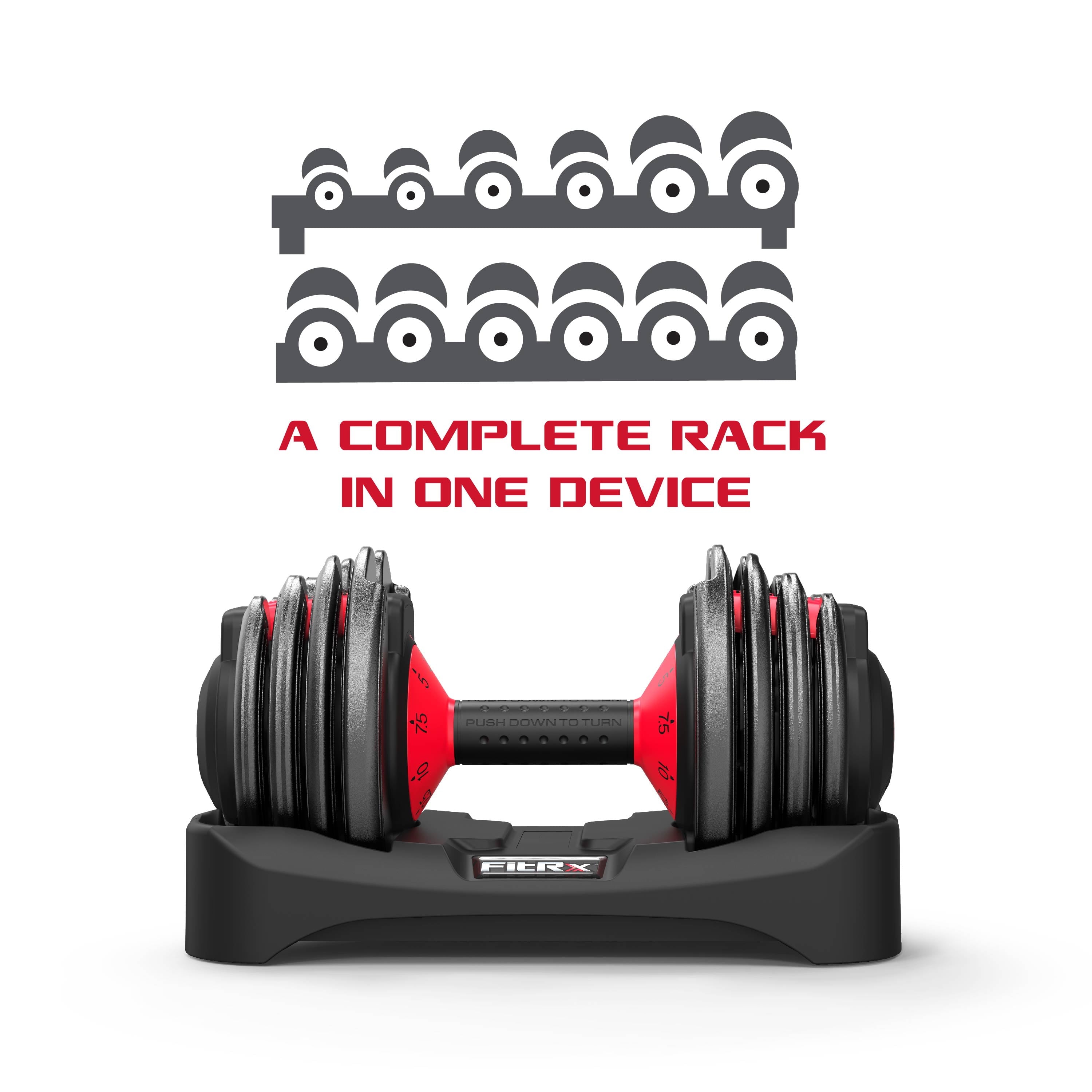 Adjustable Dumbbells 2-Pack, 25Lb Smartbell Dumbbell Set with 9-In-1 Quick-Select Weights, 2.5Lb Increments for Home Gym