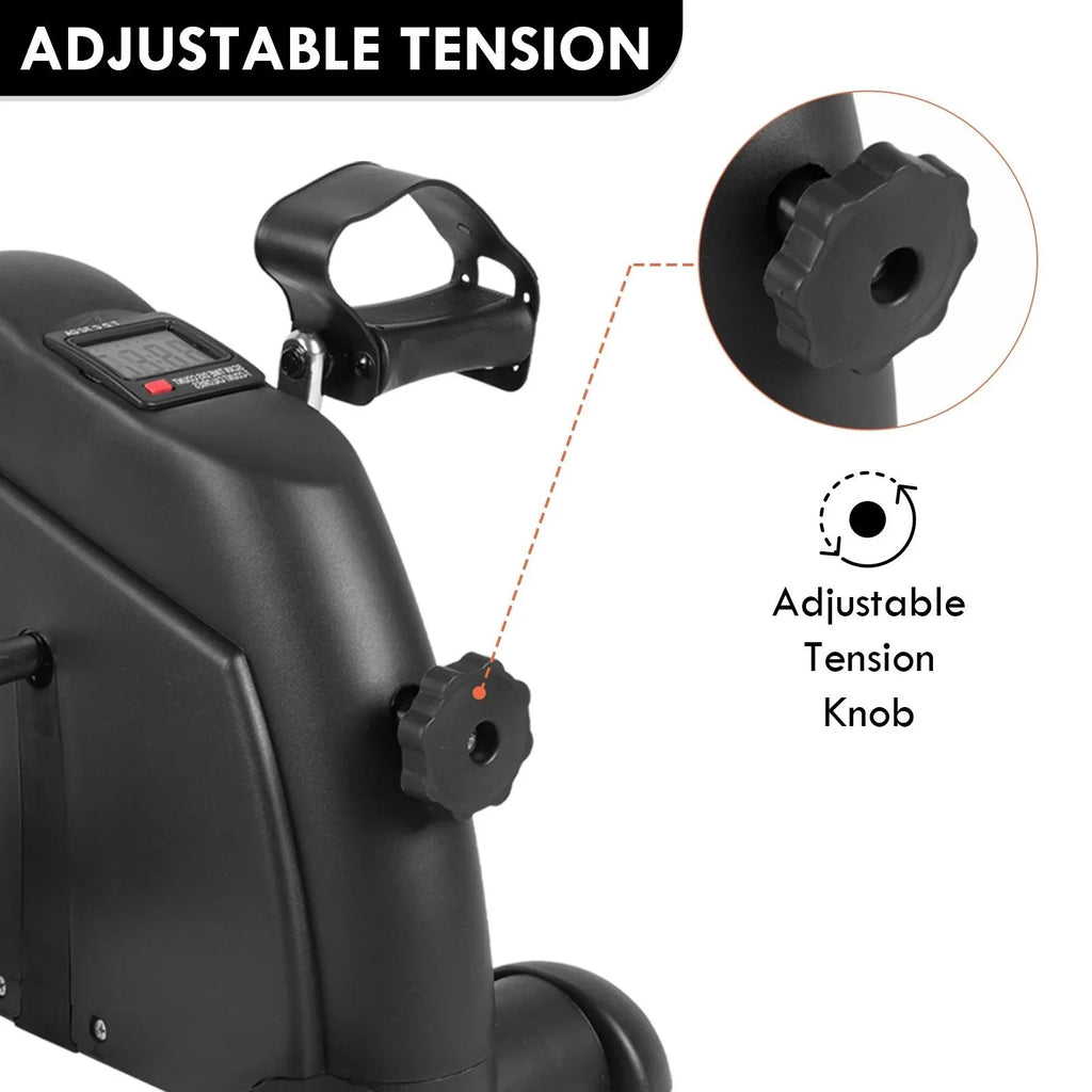 Desk Bike Pedal Exerciser, Mini Exercise Bike
